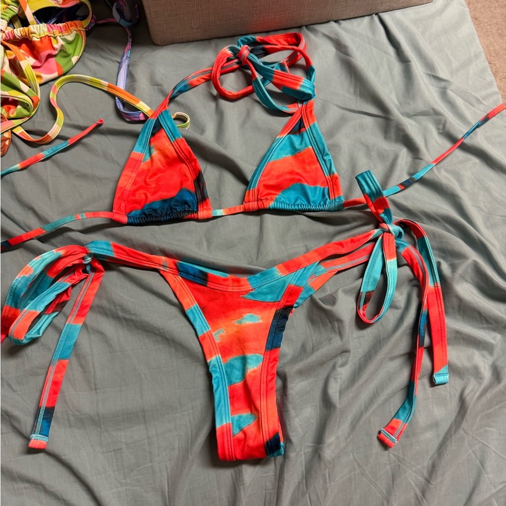 OneOne Bikini Set - Dakar Print (Andreina Top, Susana Skimpy Bottom)